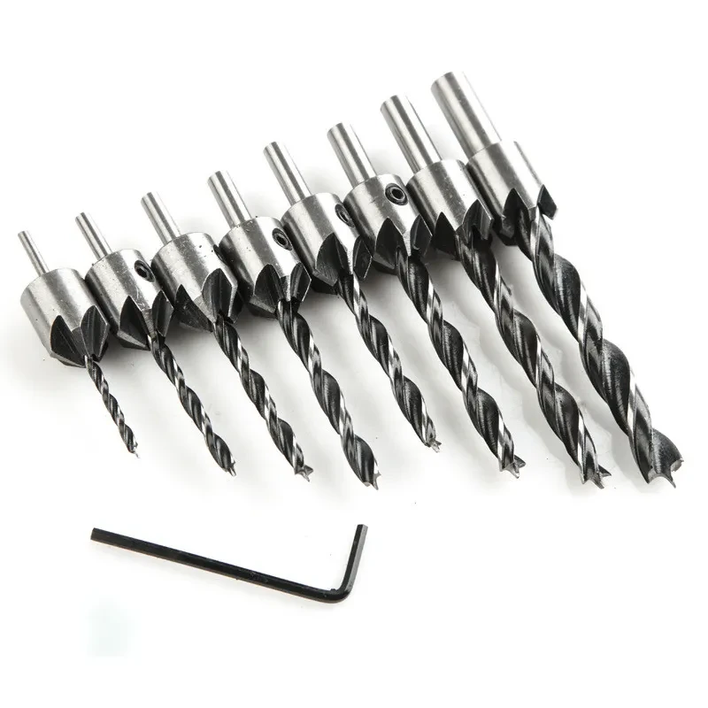 Three-Point Countersunk Countersunk Hole Drill Bit Reamer Drill Bit