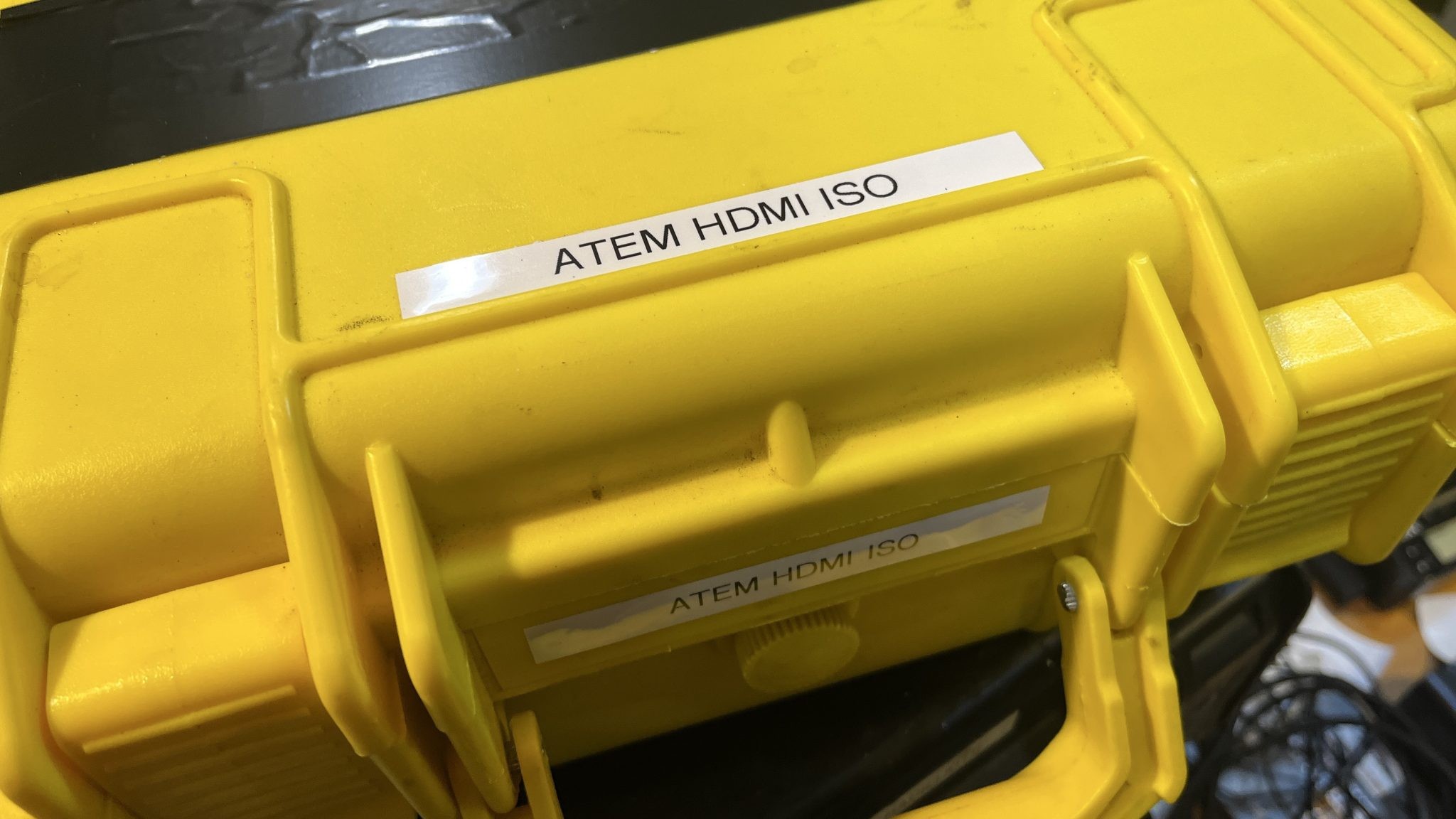 Black magic atem mini hdmi iso with case