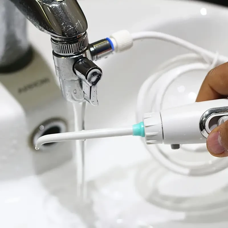 Electric Water Flosser with Faucet Adapter