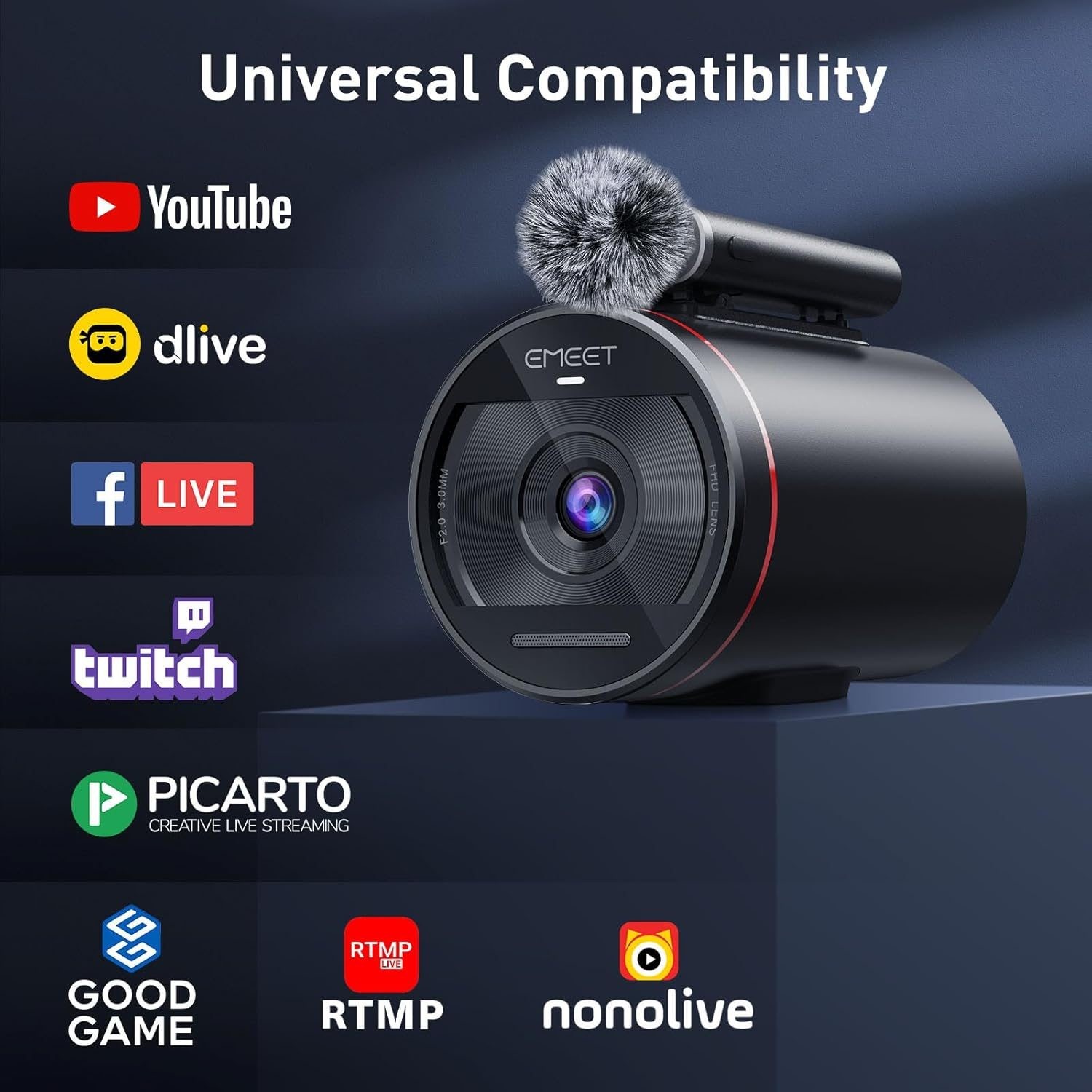 EMEET StreamCam One - Wireless Streaming Camera 1080P - FAST FREE SHIPPING