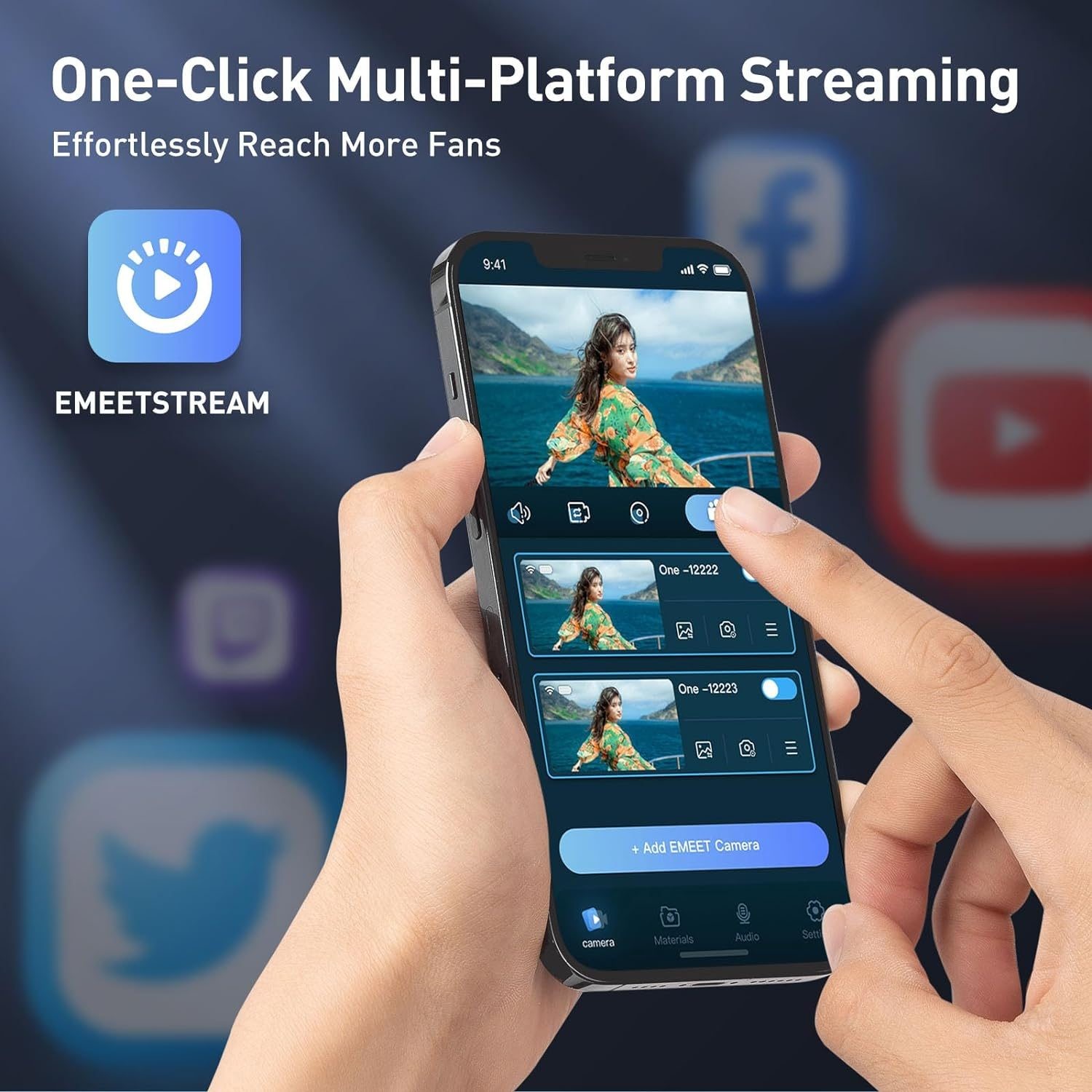 EMEET StreamCam One - Wireless Streaming Camera 1080P - FAST FREE SHIPPING