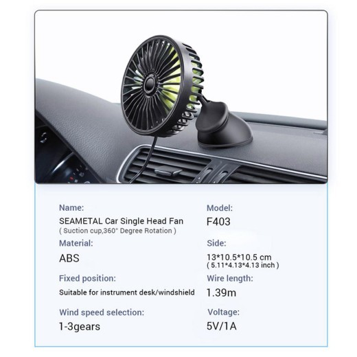 Car Mini Electric Fan Air Conditioner Cooling And Cooling