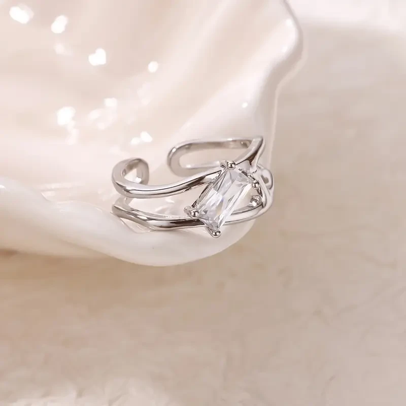 French Classic Bohemian Golden-Tone Adjustable Ring  Timeless Charm Meets Free-Spirited Luxury