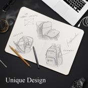 Bopai 11 85301 15.6 Large Capacity Multi Layer Zipper Bag Design Breathable L