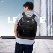 Bopai 11 85301 15.6 Large Capacity Multi Layer Zipper Bag Design Breathable L