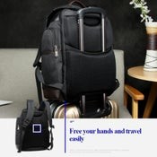Bopai 11 85301 15.6 Large Capacity Multi Layer Zipper Bag Design Breathable L