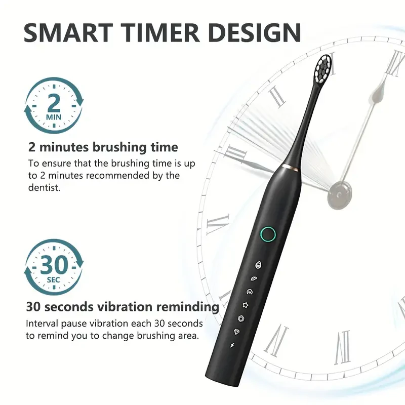 6-speed Intelligent Timed Electric Toothbrush
