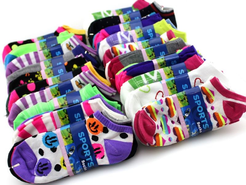 (12 Pairs) Women's/Girls' Ankle Socks