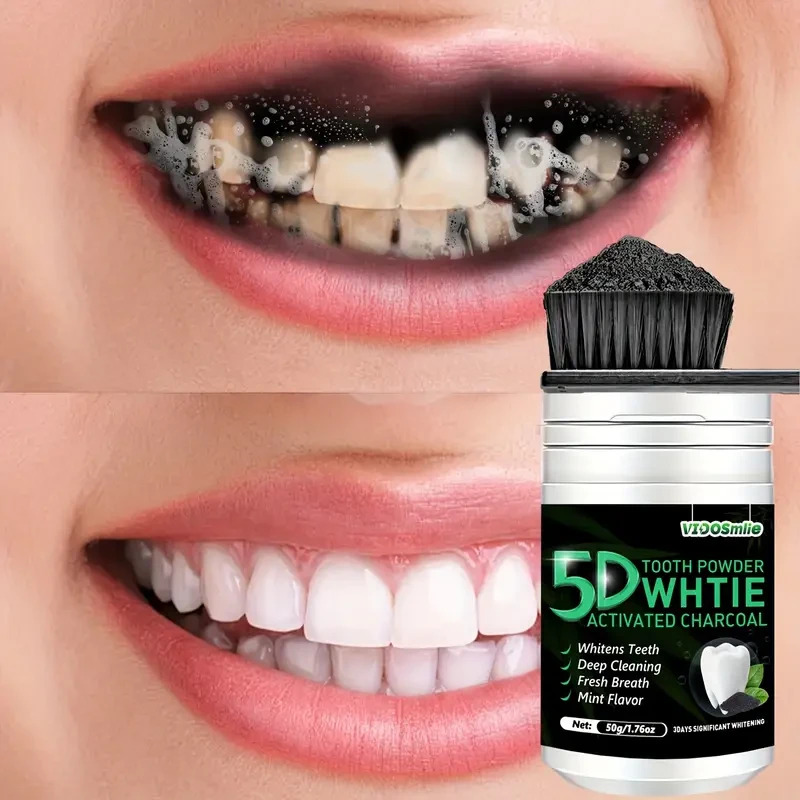 Vidosmlie Activated Charcoal Teeth Whitening Powder