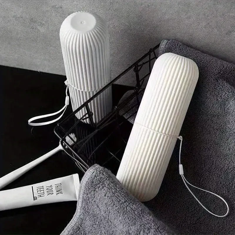 Compact Travel Toothbrush & Toothpaste Kit