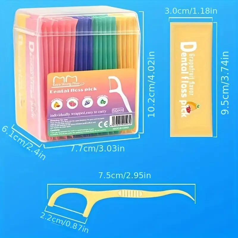 Individually Packaged Disposable Floss Picks