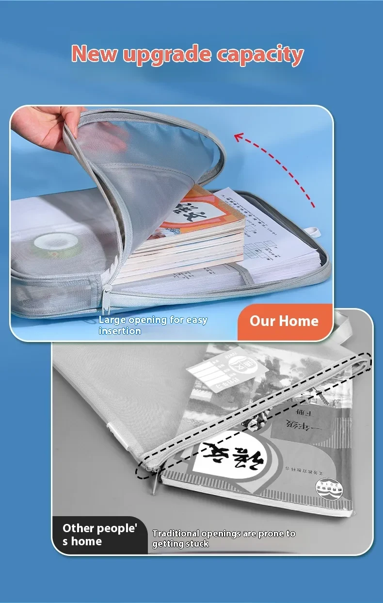 L-type Subject Subject Classification File Transparent Test Paper Storage Bag