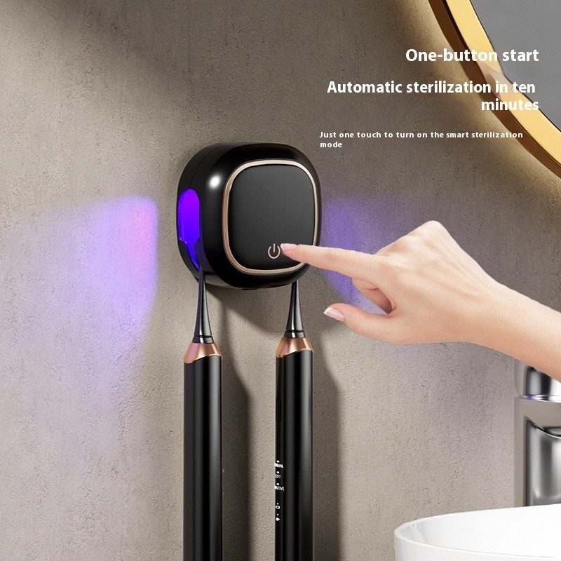 Home Wall Mount Toilet Toothbrush Rack