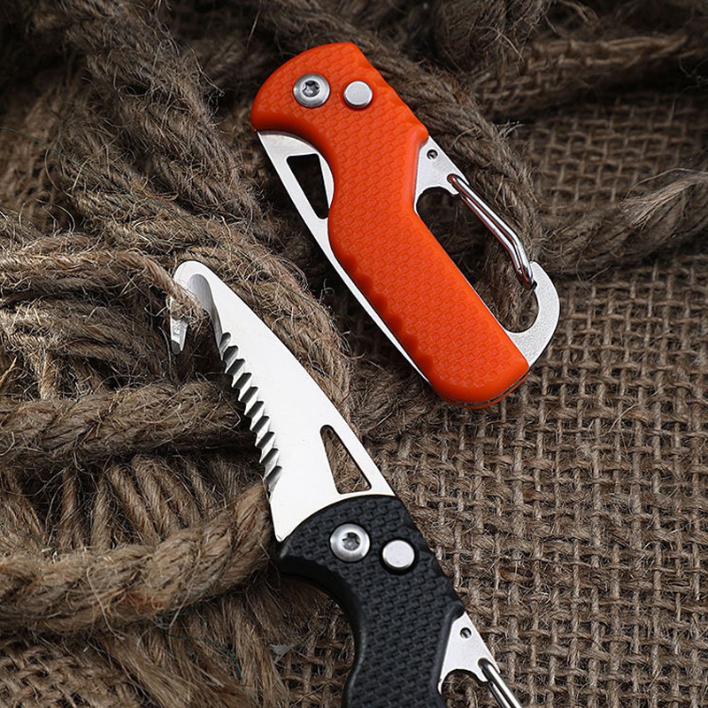 Portable Multi-functional Parcel Knife Keychain
