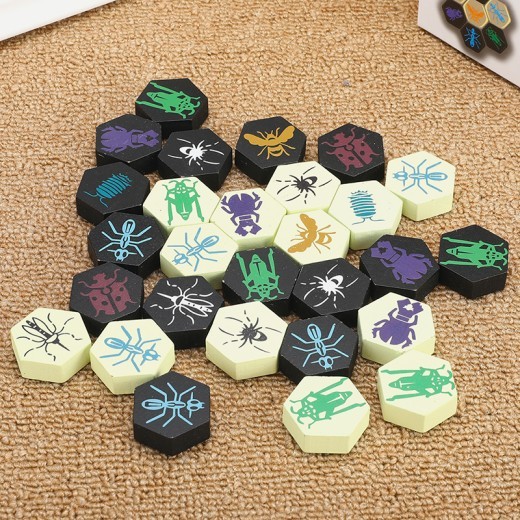 Insect Chess with Mosquitoes, Ladybugs and Dustworms