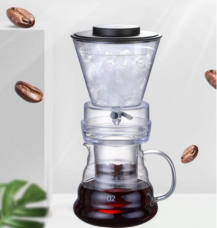 Drip-type ice brewed coffee machine
