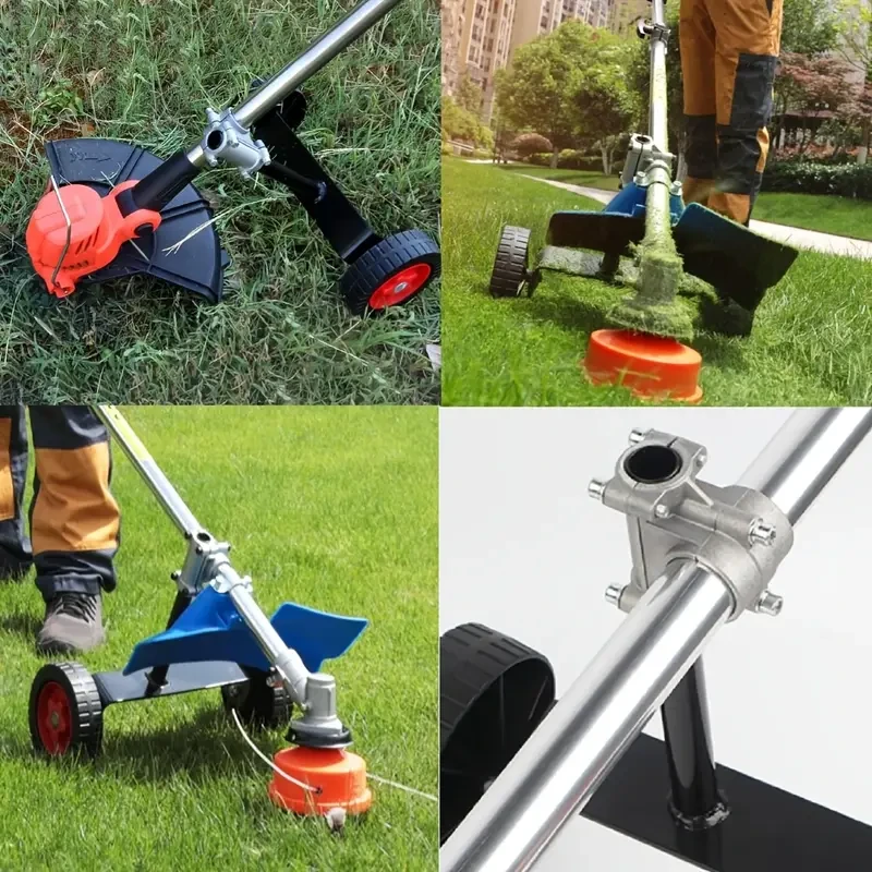 Adjustable Support Wheels Attachment for Weed Eater