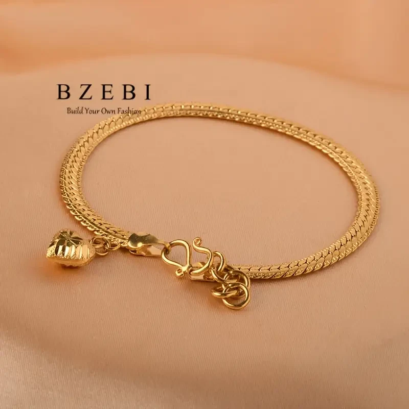 Elegant Heart-Shaped Charm Bracelet for Women