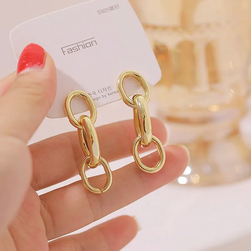Personalized Design Chain Temperament Earrings