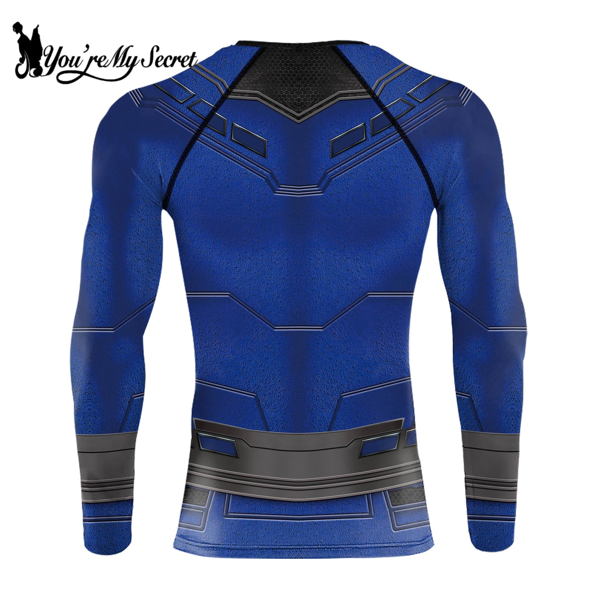 [You're My Secret] Compression Shirts Superhero Cosplay T-Shirts for Men