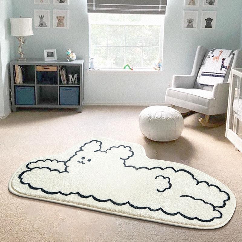 Home Creative Bedroom Bedside Long Strip Carpet