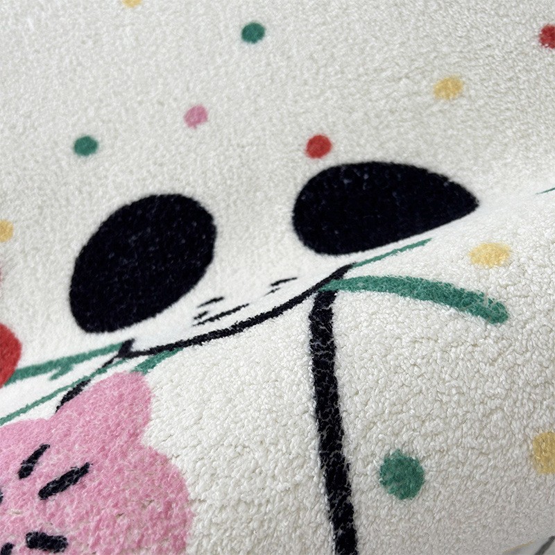 Household Children's New Cartoon Shaped Bedroom Bedside Carpet