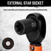 HORUSDY Female Star Socket Set