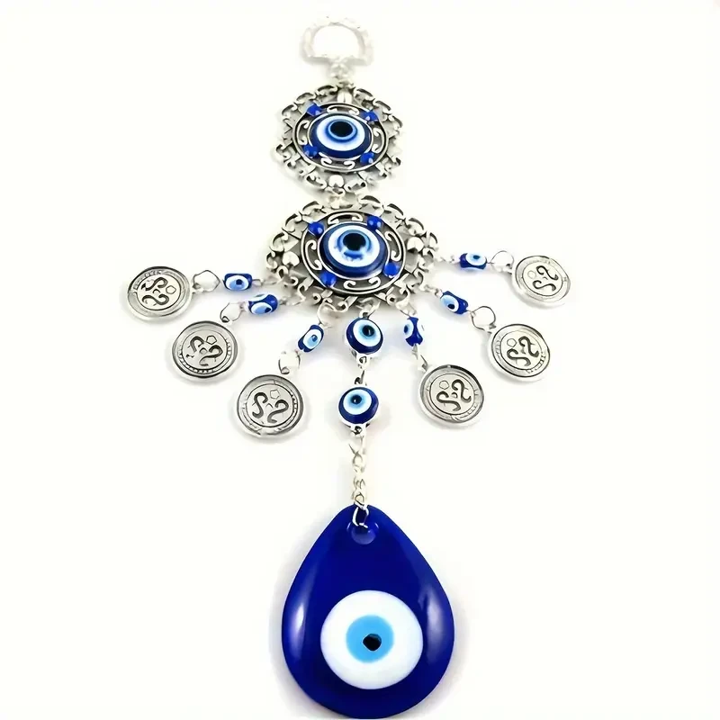 Luxurious Blue Evil Eye Wall Hanging