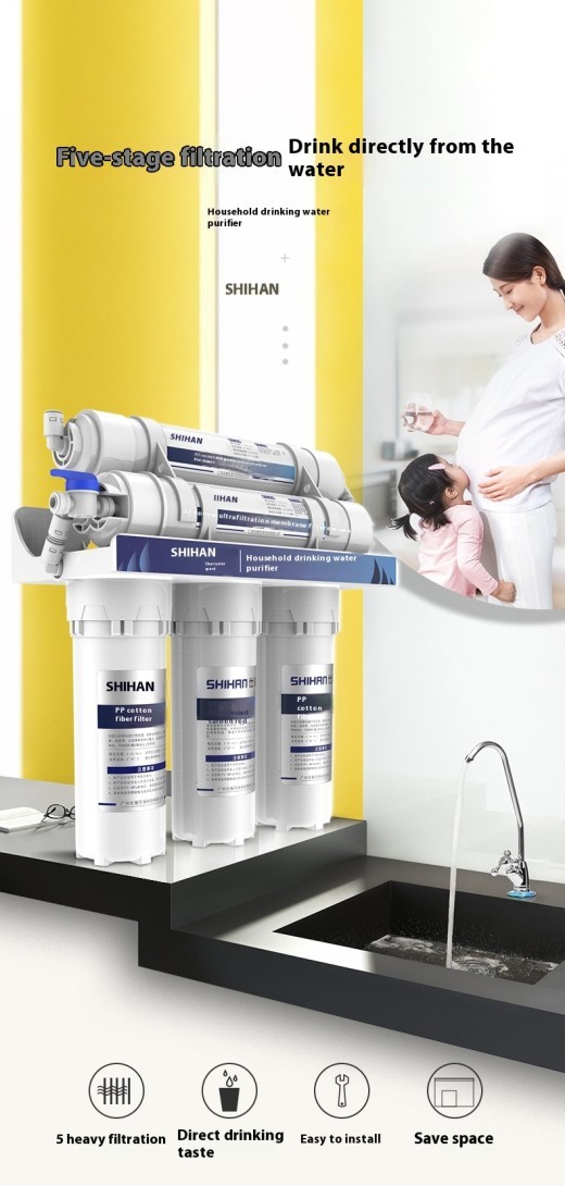 Five-level Direct Drink Water Purifier Household Kitchen Ultrafiltration Filter