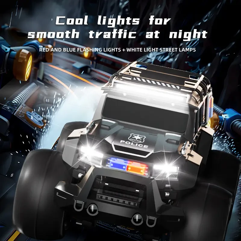 Remote Control Amphibious Off-Road Police Car