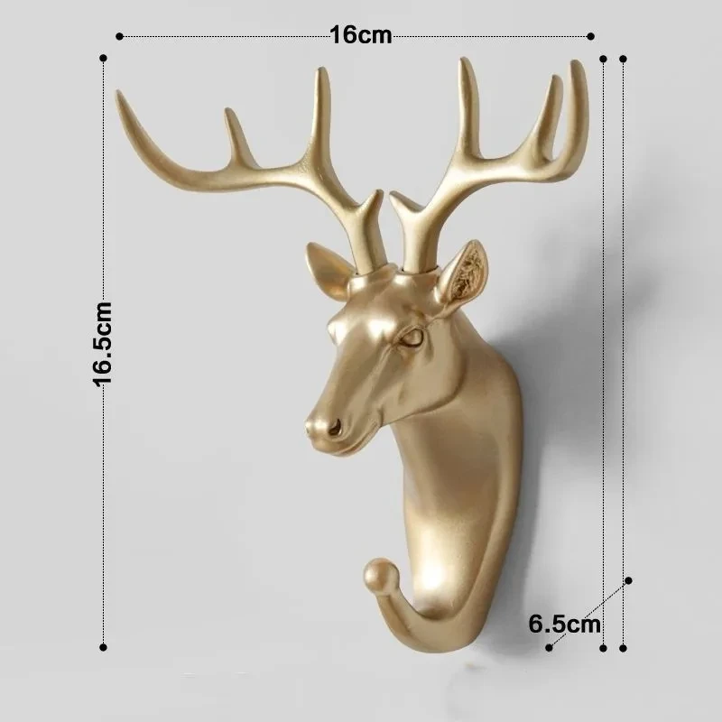 Hook Coat Decorative-Hook Sticking Animal-Head Wall-Hanging Home-Wall-Decor Seamless