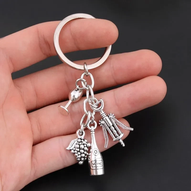 DIY Creative Wine Bar Party Keychain
