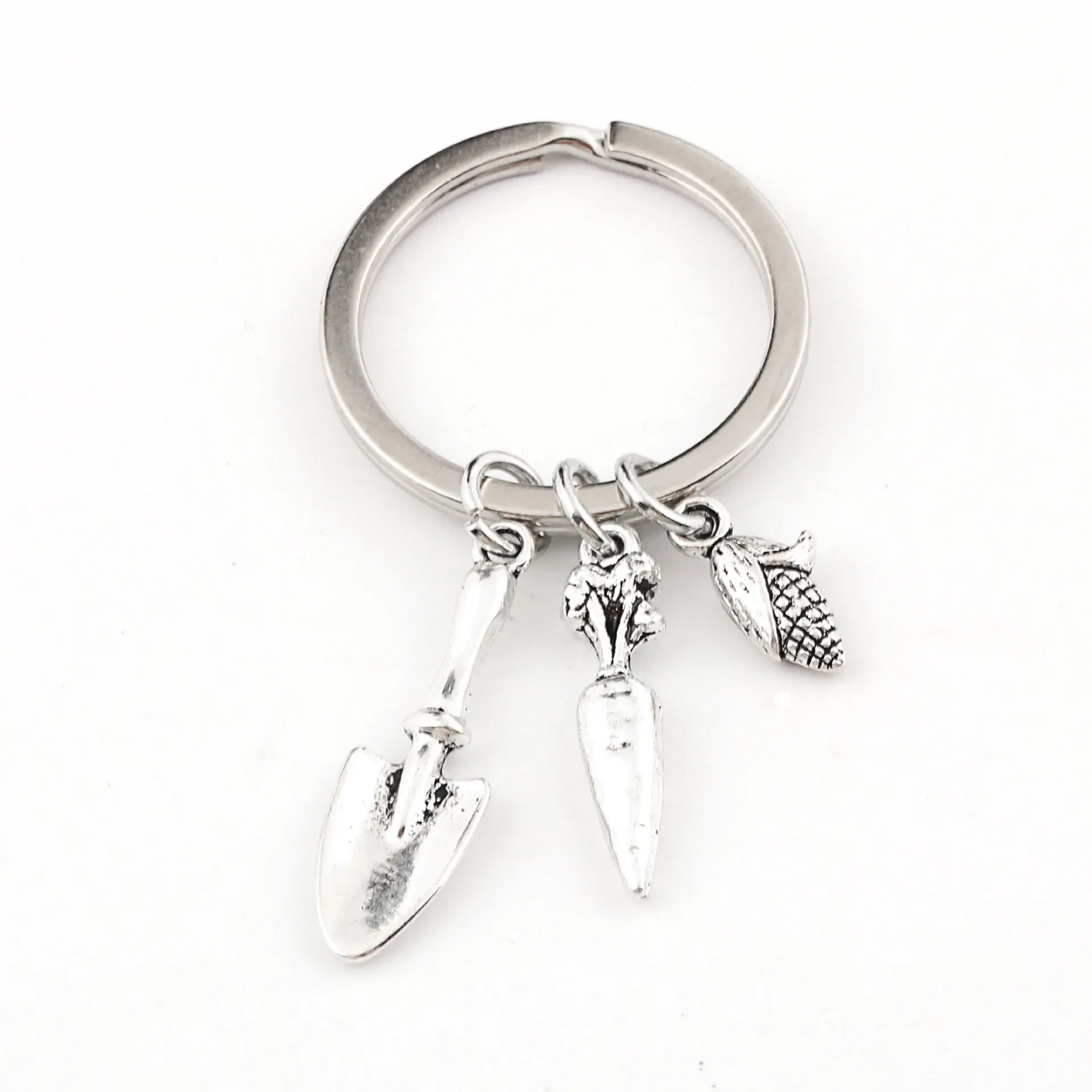 Accessories Gardener Shovel Carrot Corn Gardener Keychain