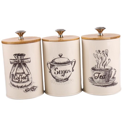 Thickened Galvanized Iron Storage Tank KL Kitchen Seasoning Jar