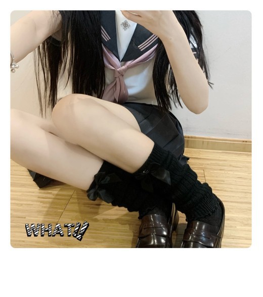 Harajuku Style Hot Girl Jk Preppy Style Calf Long Tube Bunching Socks