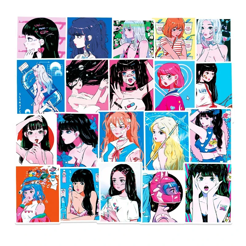 DIY Phone Case50 Sweet Girl Doodle Stickers