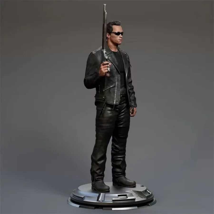 Cool Tough Guy with Three Heads 1/24 Scale 75mm Resin Figure