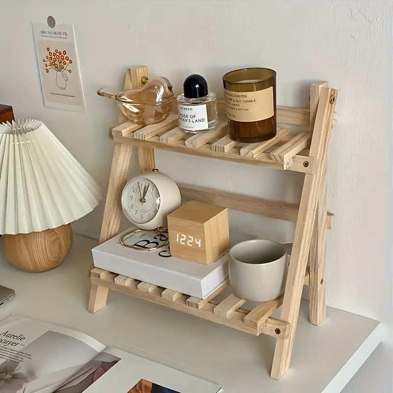 Wooden Storage Shelf