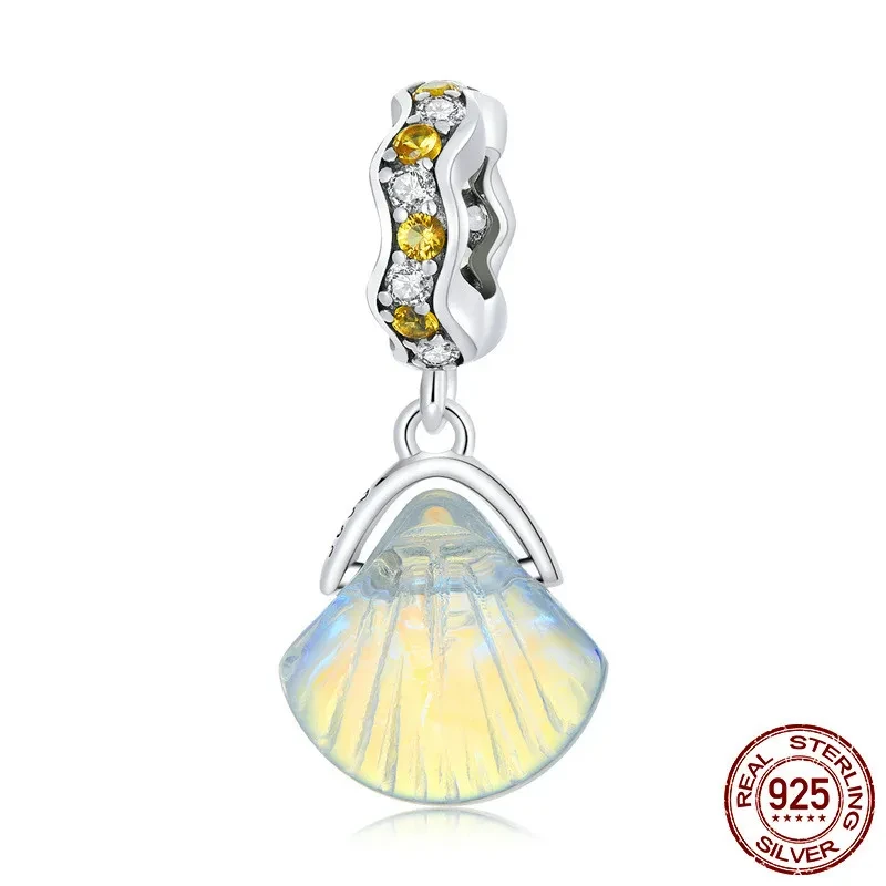 Fashion Marine Glass Shell Bracelet Pendant