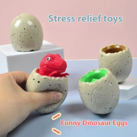 Novelty Vent Dinosaur Egg Squeeze Toys