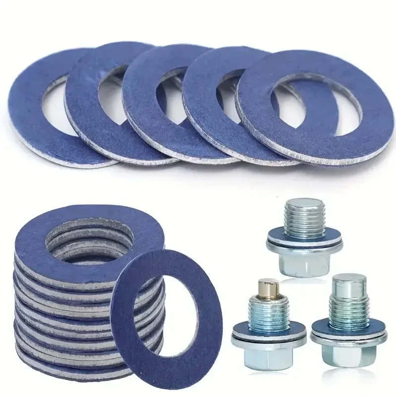 40pcs Oil Drain Sump Plug Washers Gasket Hole for Toyota OE#90430-12031