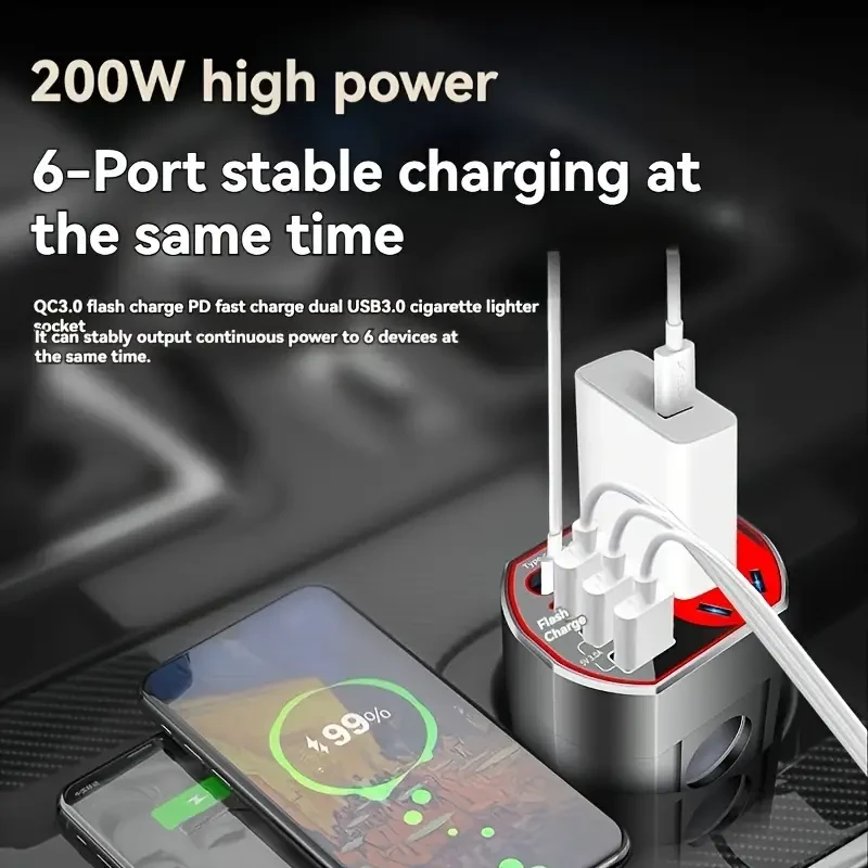 Vehicle-mounted inverter 12V24V Universal to 220V truck power outlet car charging inverter