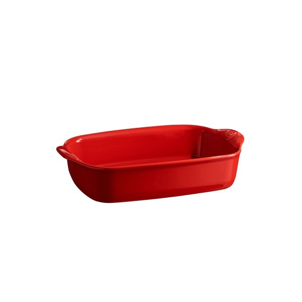 Small Rectangular Oven Dish - Burgundy - Emile Henry