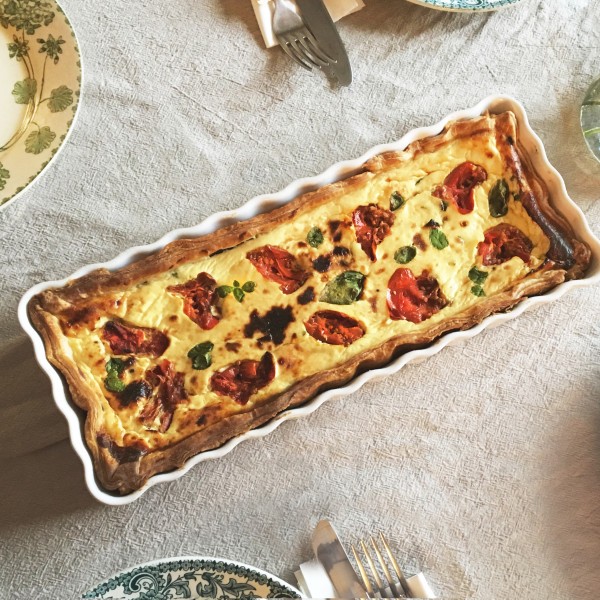 Slim Rectangular Tart Dish - Cedar - Emile Henry