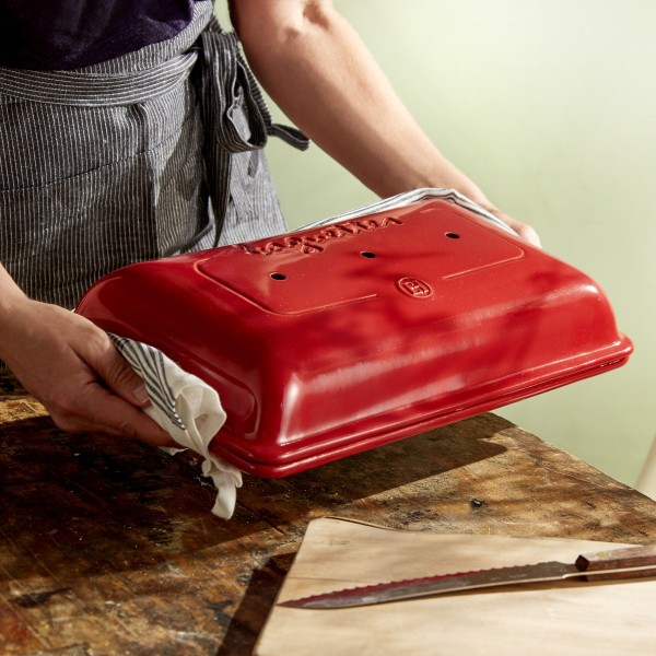 Baguette Bread Baker - Burgundy - Emile Henry