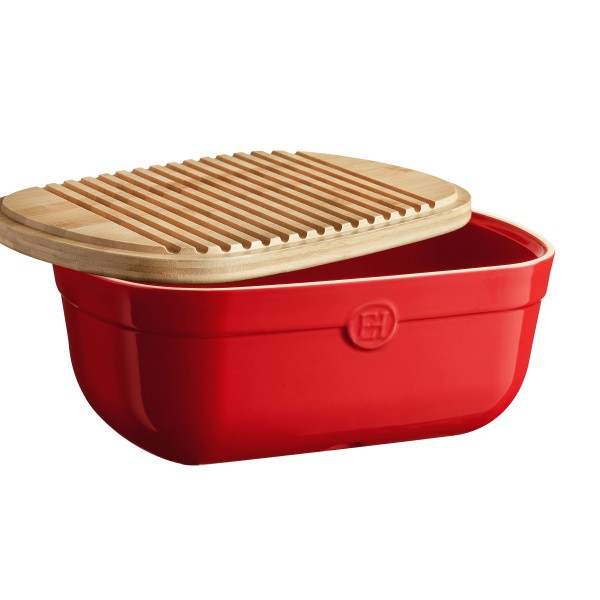 Bread Box - Burgundy - Emile Henry