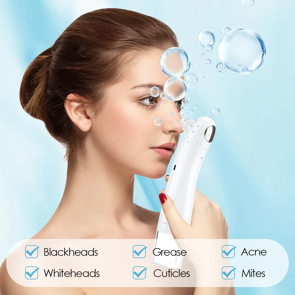 Small Bubble Hot Compress Blackhead Meter With Water Tank Display File