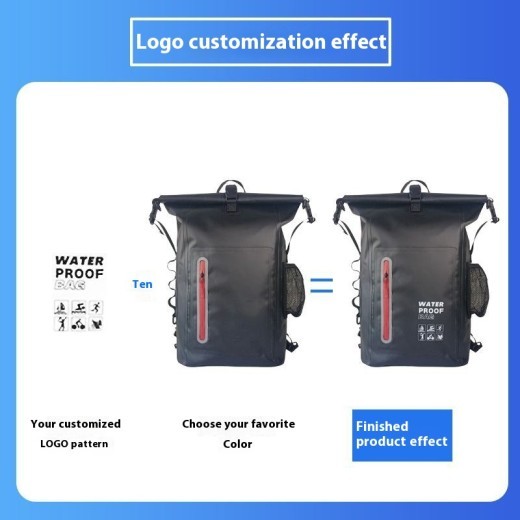 PVC Backpack Outdoor Sports Waterproof Bag Mountaineering Camping