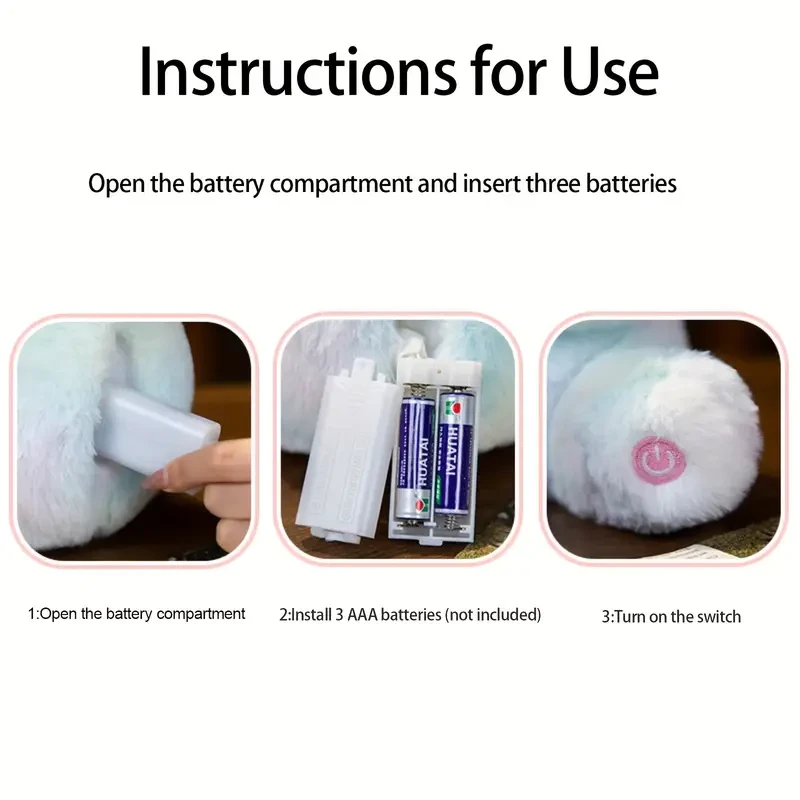 Adorable Glowing Soft Rabbit Stuffed Animal