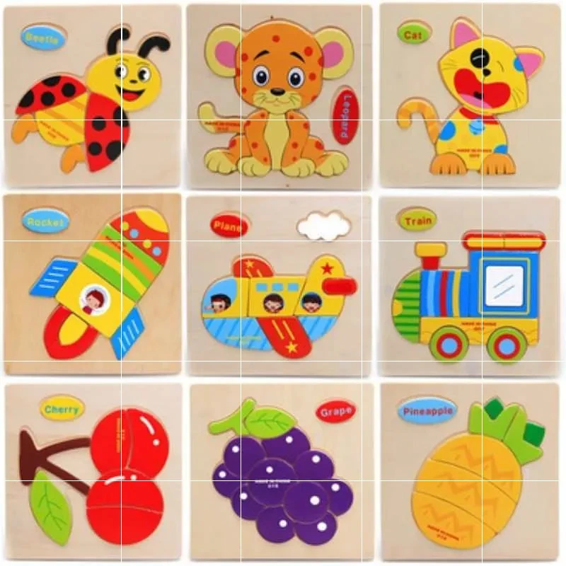 Jigsaw toy cartoon